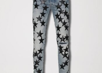 CHEMIST LEATHER STARS JEAN