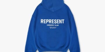 Blue Represent Hoodie